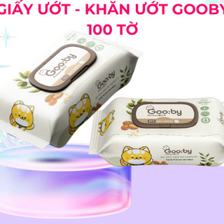(combo 10 gói) Khăn ướt - Giấy ướt  Gooby Premium  Phiên bản mới đa năng, AN TOÀN CHO TRẺ SƠ SINH 60 - 100 TỜ