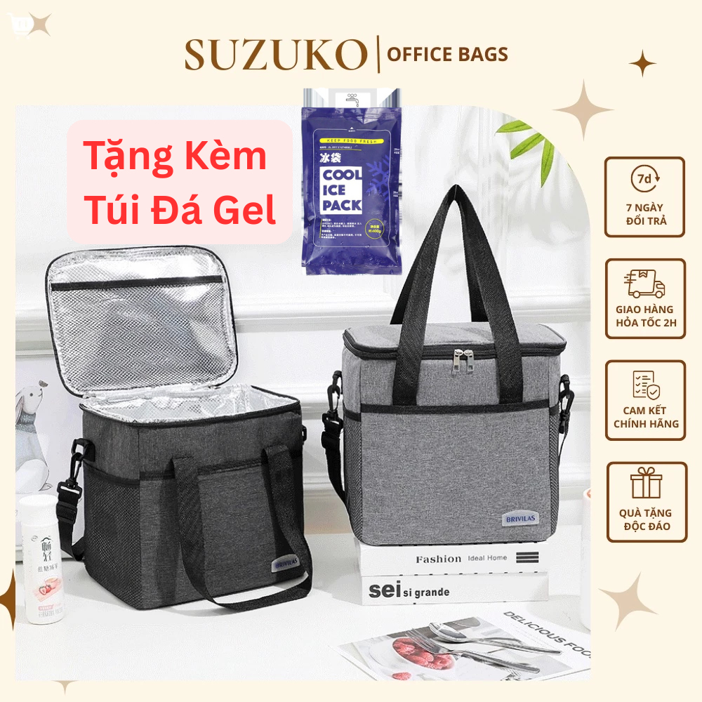 Túi giữ nhiệt dày, túi đựng cơm giữ nhiệt size lớn đại vải chống nước túi shipper giao hàng, ship hàng đồ ăn TC102