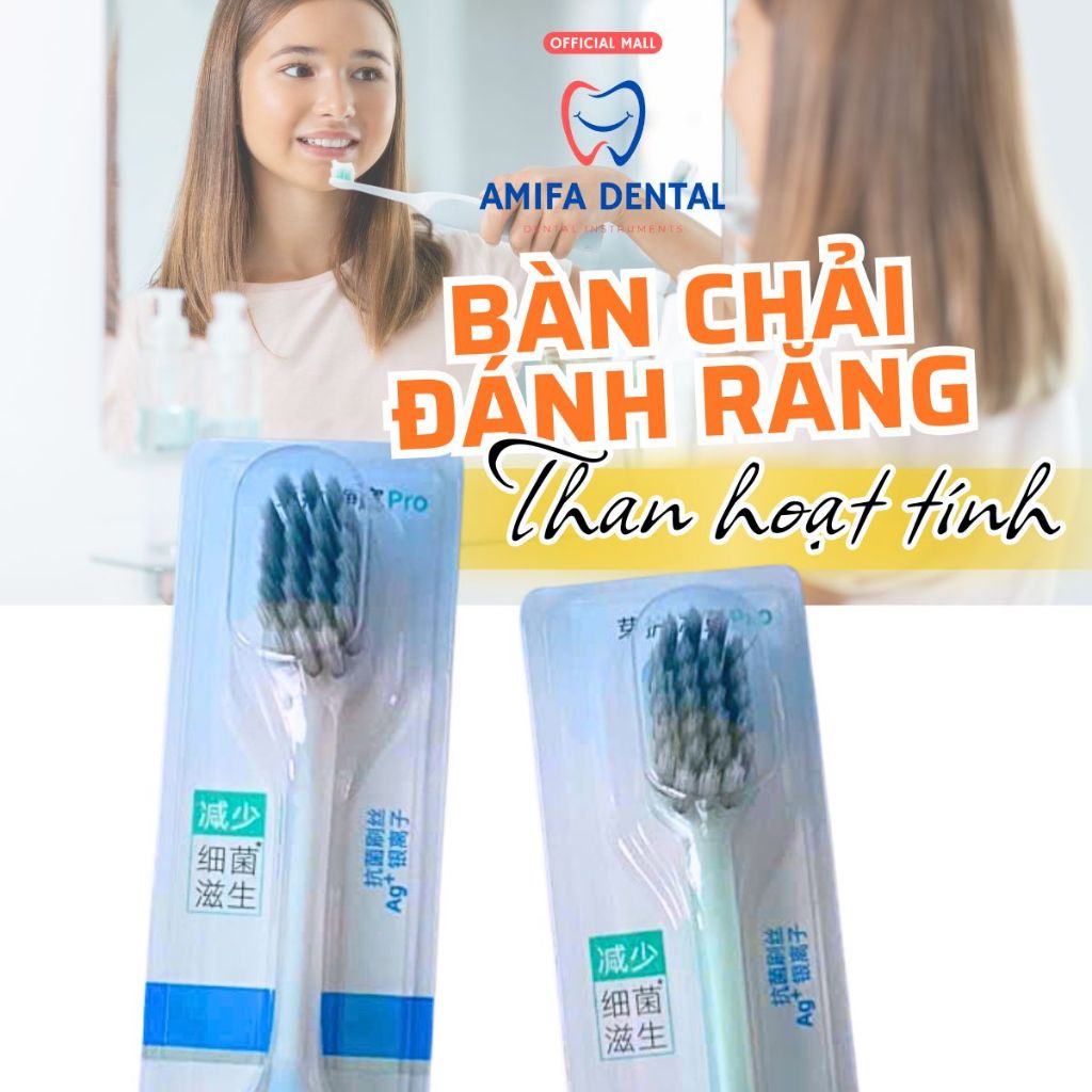 Bàn Chải Đánh Răng Lông Mềm Than Hoạt Tính Làm Sạch Sâu, Dịu Nhẹ Cho Nướu, Bàn Chải Làm Sạch Răng