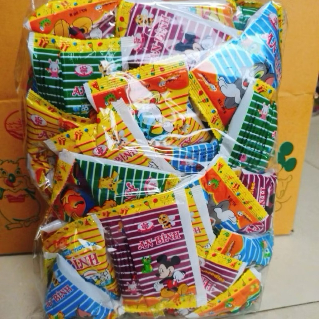 Mì Tôm Trẻ Em An Bình Đồ Ăn Vặt Tuổi Thơ Bịch 50 Gói