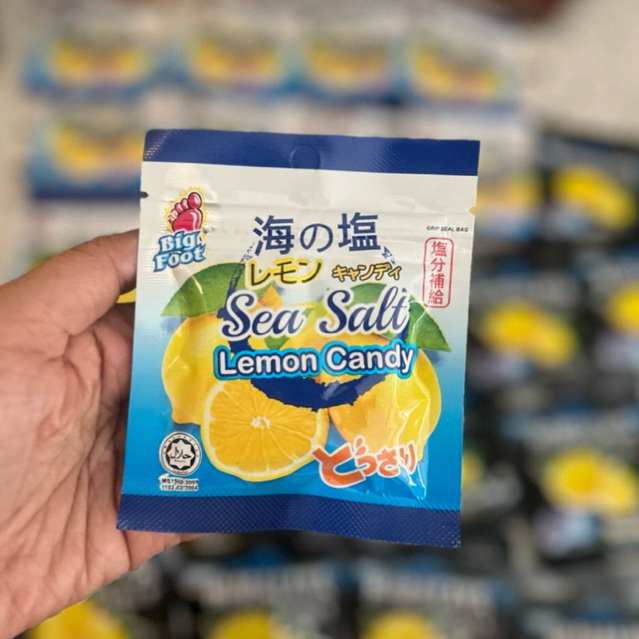 Kẹo chanh muối biển và kẹo chanh muối bạc hà có gói lẻ mix vị new