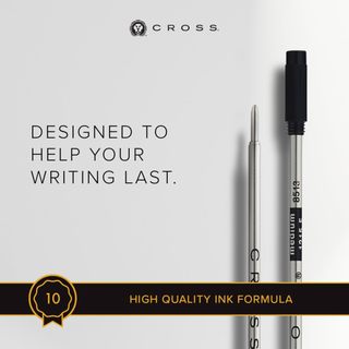 Cross Ballpoint Pen Refill/8513/8514/Ruột bút bi/Mực đen/Chính hãng/F/M/Cao cấp/Mượt/Bền