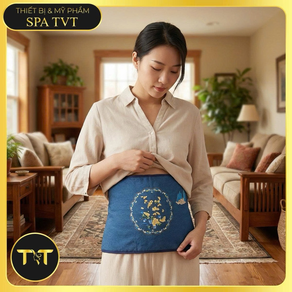 CHÍNH HÃNG ĐAI BỤNG NGẢI TVT , ĐAI CHƯỜM BỤNG NGẢI CỨU LÀM ẤM , THƯ GIÃN