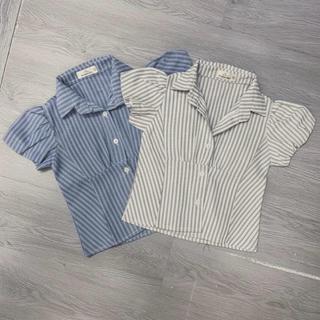 A906-[tomnaukids] Áo sơ Mi Cộc Tay bé gái size từ 9-36Kg