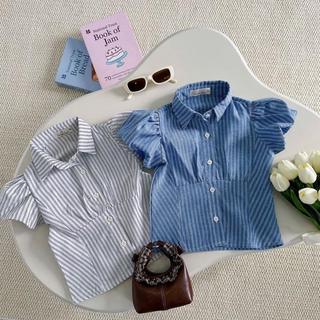A906-[tomnaukids] Áo sơ Mi Cộc Tay bé gái size từ 9-36Kg