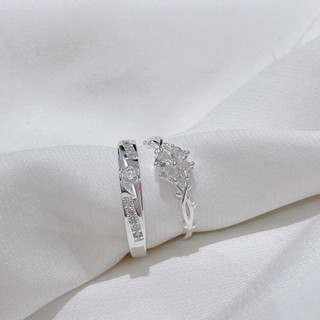 925 Silver Couple Rings by Vàng Bạc Lâm Trang