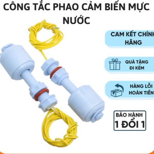 Công tắc phao cảm biến mực nước,phao điện từ cảm biến mực nước,phao điện cảm biến mực nước,phao nước nhựa thẳng,phao cam