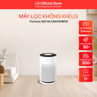 Máy lọc không khí LG Puricare 360 Hit AS60GHWG0, AS60GHCG0