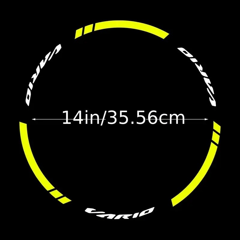 Tem CHỈ VARIO / CLICK DÁN VIỀN MÂM. Dán vành xe máy. Chỉ mâm phản quang DÁN VÀNH NIỀNG. Sport sọc đơn giản