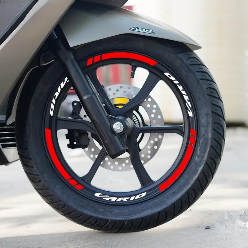 Tem CHỈ VARIO / CLICK DÁN VIỀN MÂM. Dán vành xe máy. Chỉ mâm phản quang DÁN VÀNH NIỀNG. Sport sọc đơn giản