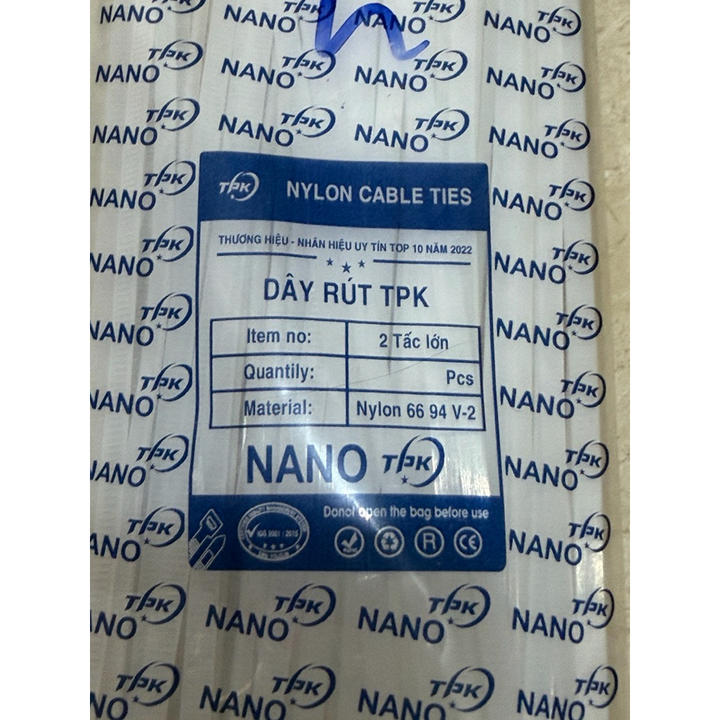 Bịch Dây Rút Nhựa Siêu Bền Đa Năng – Khóa Chặt Mọi Thứ