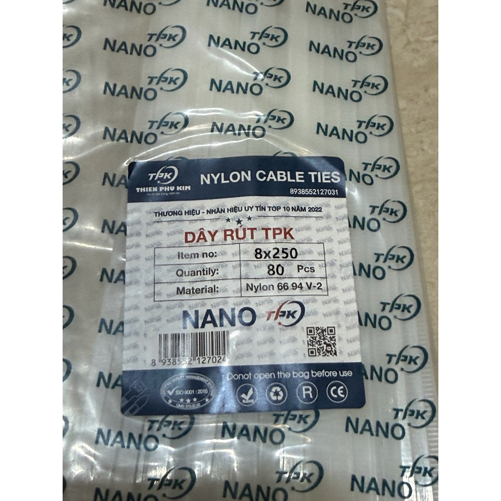 Bịch Dây Rút Nhựa Siêu Bền Đa Năng – Khóa Chặt Mọi Thứ