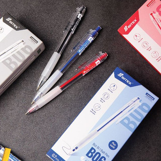 [MỚI VỀ] Combo 6/12 Bút Bi BITEX B06 – Ngòi 0.7mm – Viết Mượt, Khô Nhanh – 3 Màu Mực Xanh/Đỏ/Đen – Bút Bấm Tiện Lợi