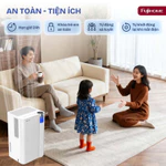 Máy hút ẩm 10-20M2 lọc không khí Ion FUJIHOME DH10N Nhập Khẩu, công nghệ máy nén Block phòng khách phòng ngủ đa năng — ảnh 3