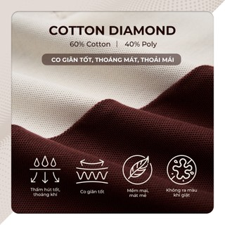 Áo polo nam cao cấp LENIX, BST HOLIDAY SEASON, chất liệu CVC Diamond thanh lịch sang trọng - POLOMANOR
