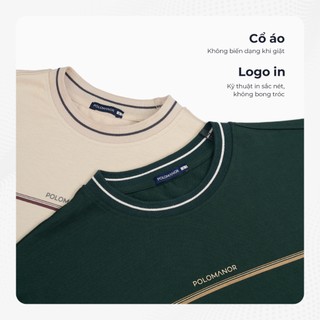 [DEAL SỐC 6.6] Áo thun nam tay dài cổ tròn cao cấp JACKSON, BST HOLIDAY SEASON, Chất liệu Cotton 2C - POLOMANOR