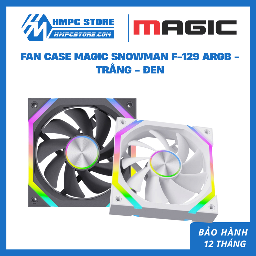Fan Case Magic Snowman F-129 ARGB | Shopee Việt Nam