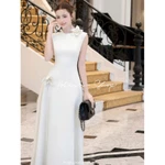 [Bản Cao Cấp] Đầm Váy Thiết Kế Dáng Suông Nhẹ Không Tay Tôn Dáng Phối Hoa 3D Nhẹ Nhàng Thanh Lịch Bliss Shop - V774 — ảnh 2