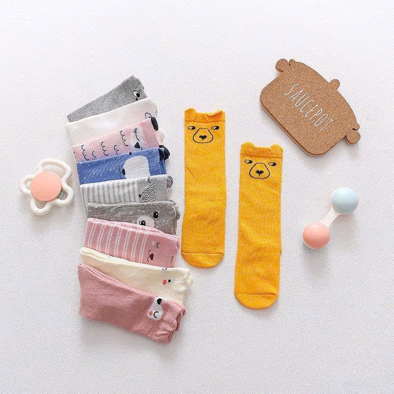 Tất len boot đùi chống trơn trượt LEN DÀY hình thú cho bé 0-3 tuổi LOẠI DÀY ĐẸP mesocshop