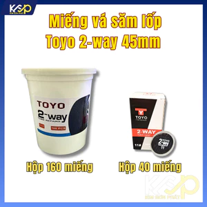 Miếng vá săm lốp ô tô xe máy size 45mm Toyo 2-way Ấn Độ