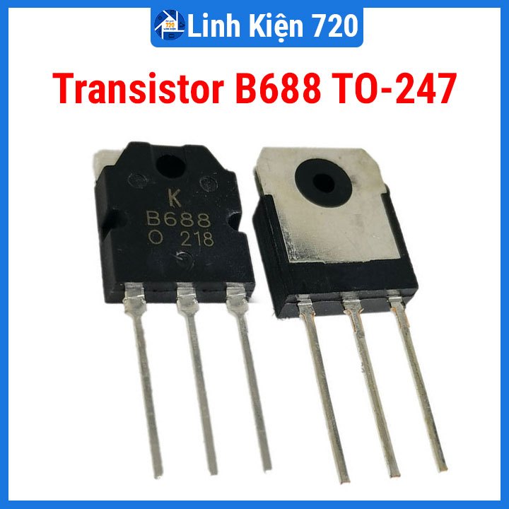 Transistor B688, linh kiện điện tử IC B688 TO-247 TRANS PNP 8A 120V ...