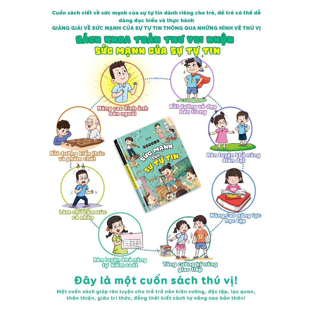 Sách - Bách Khoa Vui Nhộn - Sức Mạnh Của Sự Tự Tin - Giúp Bé Mở Rộng Tri Thức