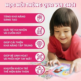 Sách Fashion Club - Công chúa Sunny (Bóc dán hơn 200+ stickers váy, phụ kiện xinh đẹp) cho bé gái