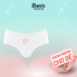 Combo 3 Quần lót bé gái iBasic cotton USA kháng khuẩn phom hipster PANG005-1C