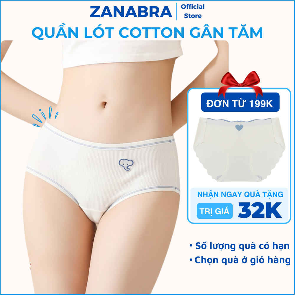 Quần Lót Nữ Hình Thú, Quần Lót Cotton Kháng Khuẩn, Tránh Kích Ứng Da ZANABRA L861