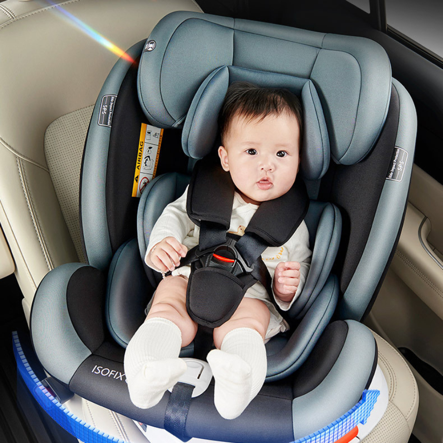 Ghế ngồi ô tô cho bé có CHÂN CHỐNG LẬT, ISOFIX đạt chuẩn Châu Âu bảo vệ an toàn cho bé