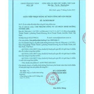 Sữa dinh dưỡng Nutricare Care 100 Pedia chính hãng, hỗ trợ tăng trưởng, tiêu hóa và đề kháng