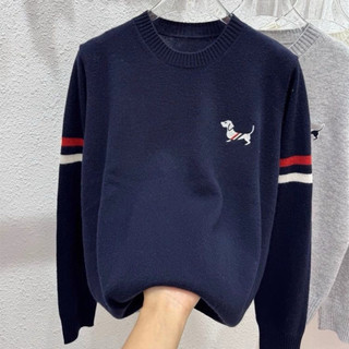 Áo len nữ cổ tròn sweater thêu cún dày dặn mềm mịn