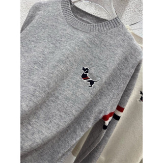 Áo len nữ cổ tròn sweater thêu cún dày dặn mềm mịn