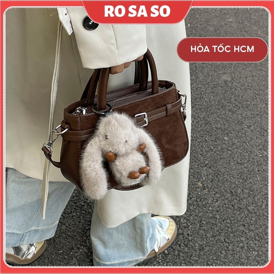 Túi xách nữ ROSASO TX67 – thiết kế vintage hottrend sang trọng, đeo vai/đeo chéo, da mềm cao cấp