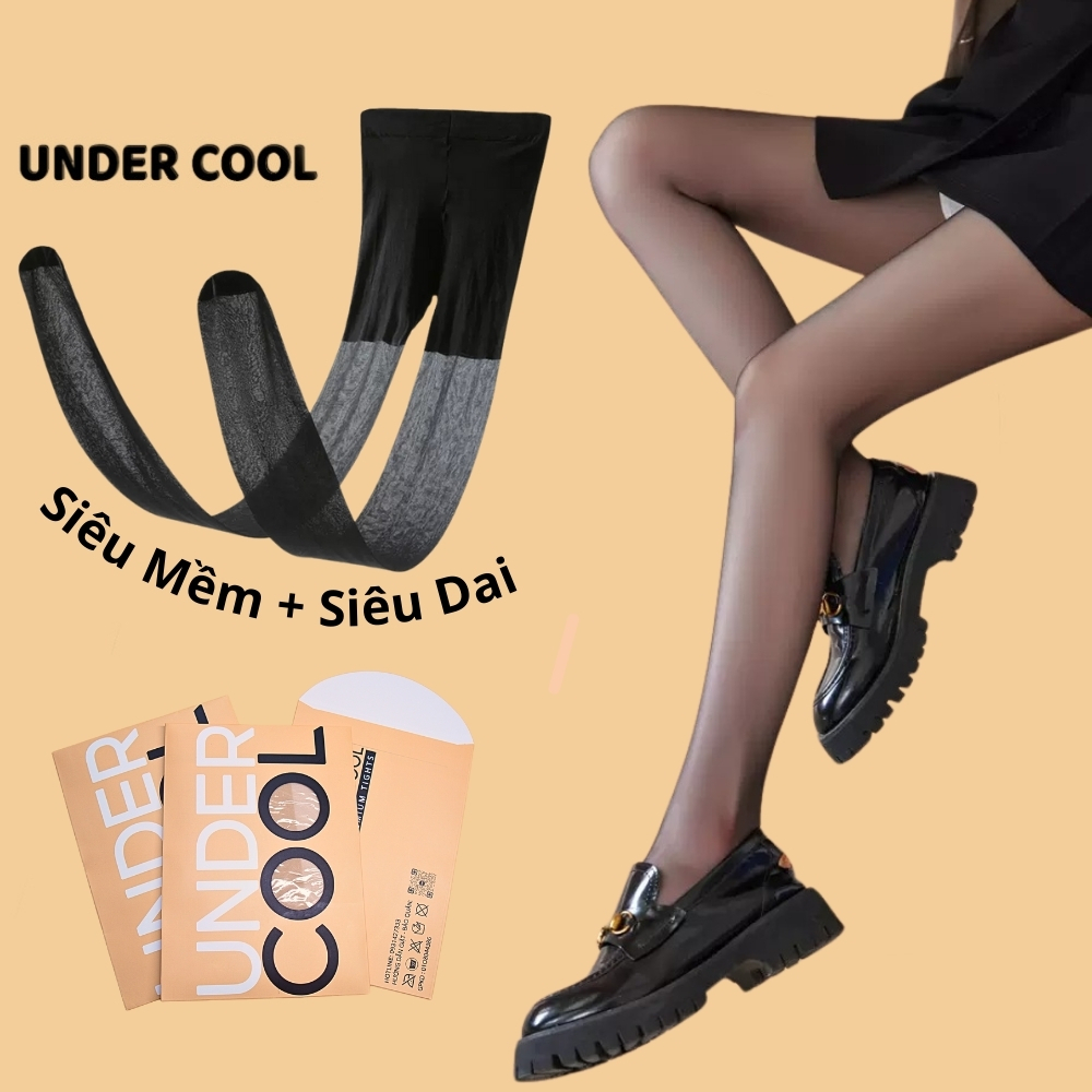 Quần Tất Giấy che khuyết điểm UNDERCOOL  Quần Tất Siêu Dai Lụa Xuyên Thấu chất liệu tơ lụa , thật chân, Live - QT04