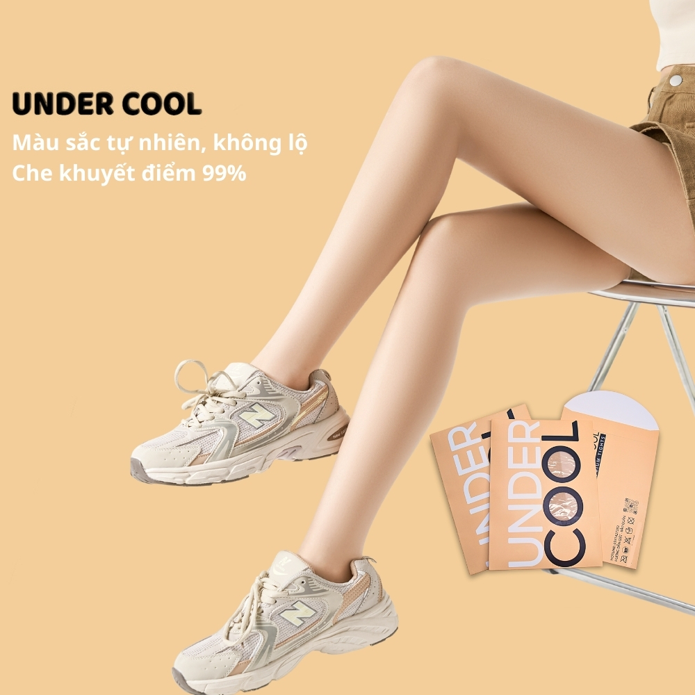 Quần Tất Giấy che khuyết điểm UNDERCOOL  Quần Tất Siêu Dai Lụa Xuyên Thấu chất liệu tơ lụa , thật chân, Live - QT04