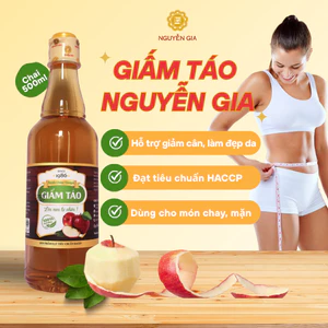 Giấm Táo lên men từ táo nhập chai 500ml NGG0051