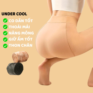 Quần tất lót nhung nỉ giữ chống rét đại hàn nhiệt độ bó chân mùa Đông UNDERCOOL Cực Ấm, lót lông nỉ nhung Live - QT10