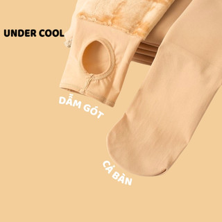 Quần tất lót nhung nỉ giữ chống rét đại hàn nhiệt độ bó chân mùa Đông UNDERCOOL Cực Ấm, lót lông nỉ nhung Live - QT10