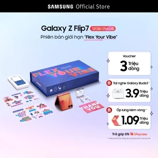 Combo Độc Quyền: Điện thoại Samsung Galaxy Z Flip7, 256GB + Tai Nghe Samsung Galaxy Buds3 + Ring Case (Silicone)