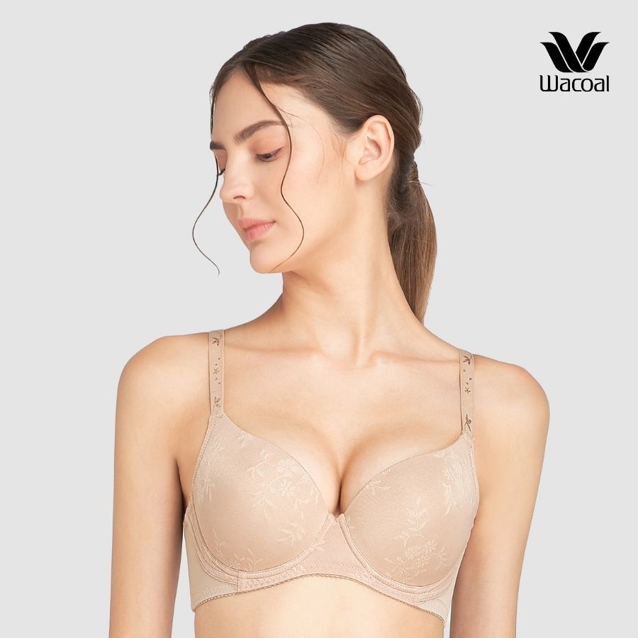 Combo 2 áo ngực Wacoal VVB5368 (có size lớn) mặc áo dài, có gọng, nâng nhiều