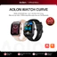 Aolon Curve Đồng hồ thông minh, Màn hình cong IPS 2.01 inch, IP68, Theo dõi Running Pace