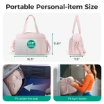 [Giao hàng nhanh] BAGSMART Túi du lịch phồng túi tập gym chống nước túi xách tay nhẹ cho chuyến đi cuối tuần với ngăn đự — ảnh 2