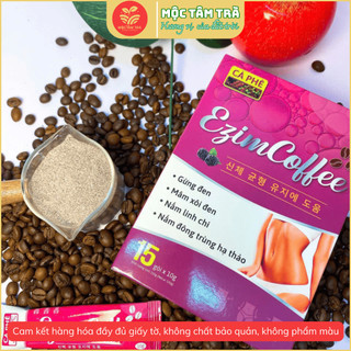Cà Phê Giảm Cân Ezim Coffee Mộc Tâm - Giữ Dáng - Eo Thon - Hộp 15 gói x 10 gam
