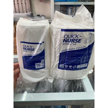 Quick Nurse Bông Y Tế 1kg Chính Hãng Thấm Hút Tốt Sử Dụng Cho Y Tế và Gia Đình Trường Học Cơ Quan Dự Án - giá tốt
