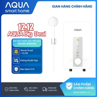 Máy nước nóng trực tiếp AQUA AEI45M-B1W(VN) - Freeship toàn quốc