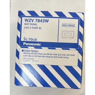 Mặt dùng cho 3 thiết bị Panasonic WZV7843W