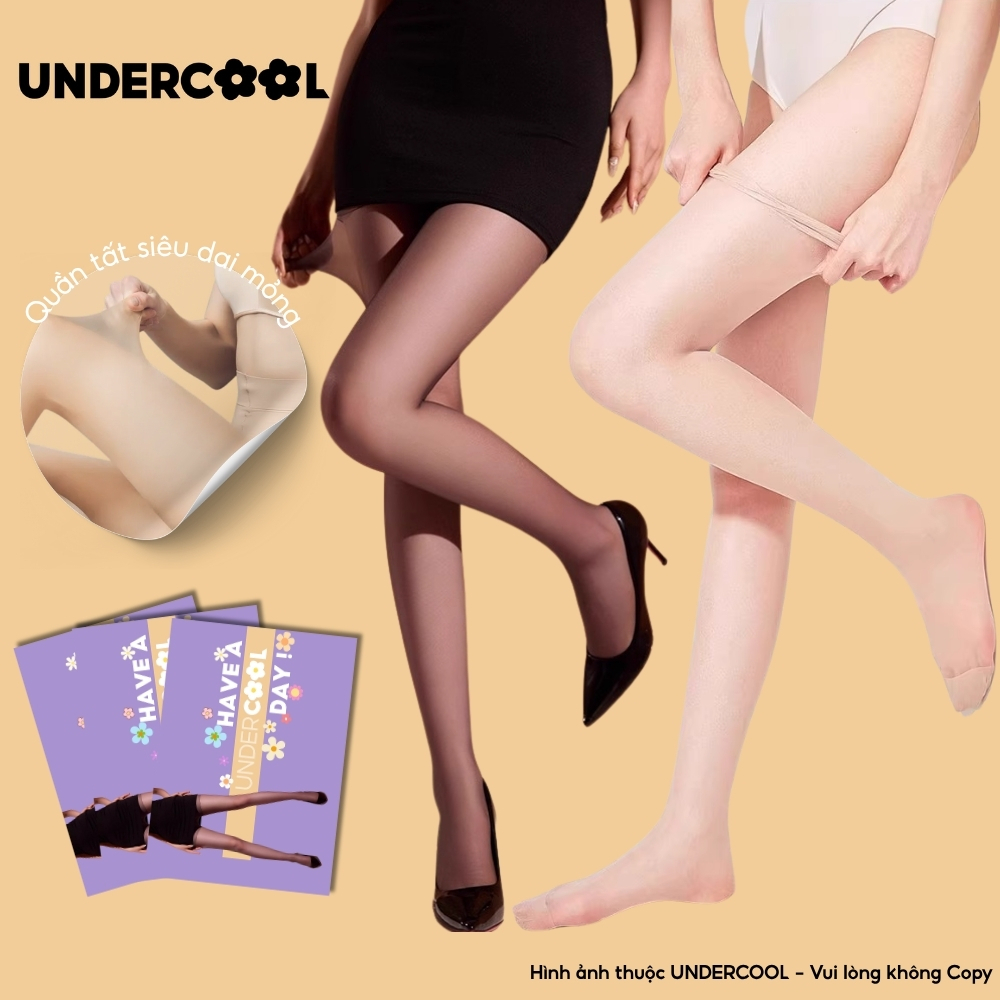 Quần Tất Nữ giấy 5d Siêu Mỏng UNDERCOOL Tàng Hình Mềm Mịn Co Giãn Tốt, Chống Rách, Live QT01