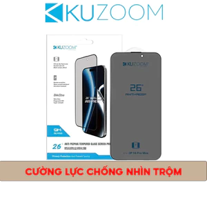 Kính Cường Lực 9D Chống Nhìn Trộm Không Lẹm Viền Kuzoom Chống Bám Bụi Màng Loa X-11-12-13-14-15-16..