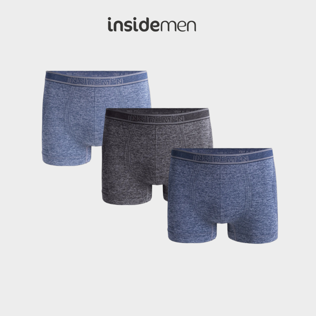Quần Lót Nam Boxer Insidemen Co Giãn Thoải Mái, Chất Liệu Cao Cấp Thoáng Khí IBX065